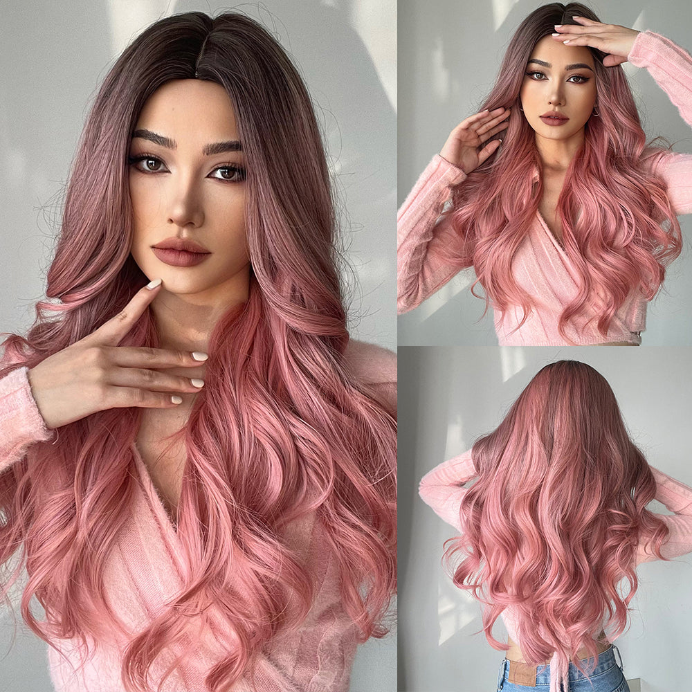 Bubblegum Babe | Synthetic Wig | Pink | 28 inches