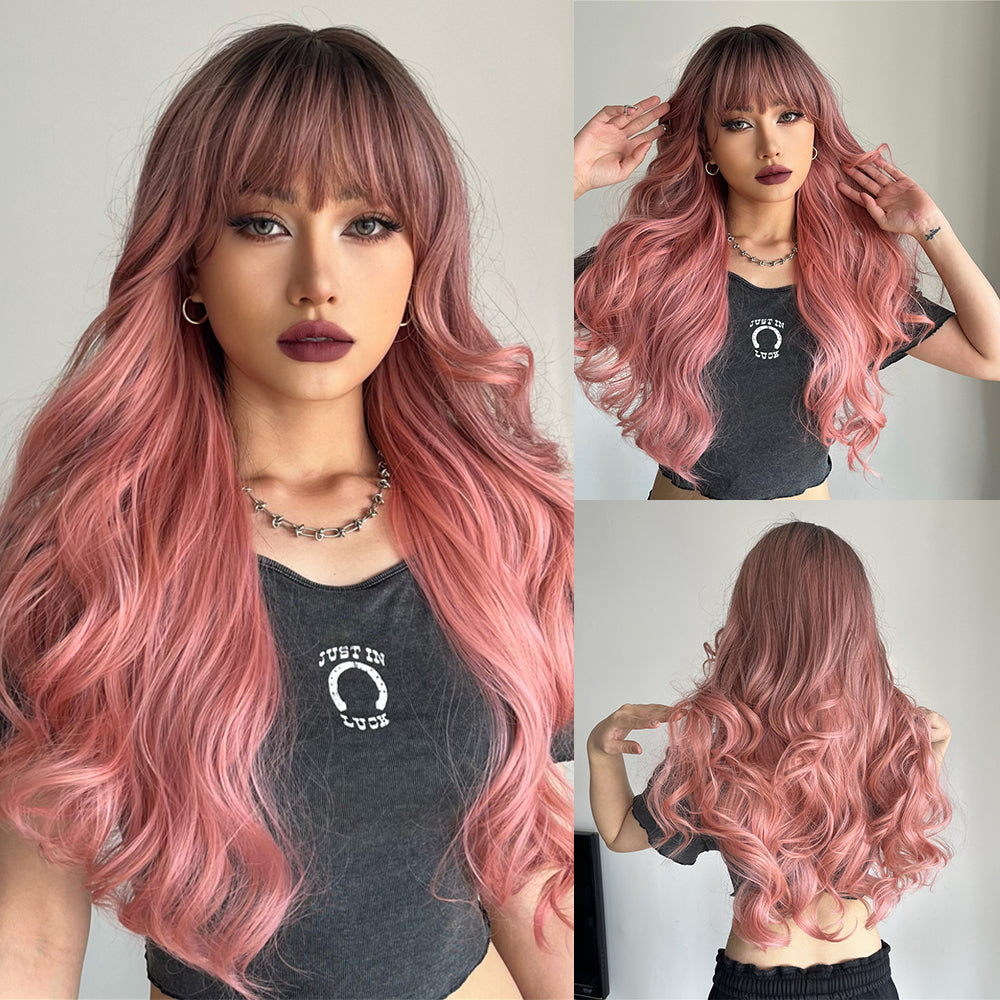 Pink Diamond | Synthetic Wig | Pink | 29 inches