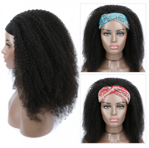 
            
                Load image into Gallery viewer, HeadBand Wig | Virgin Hair | Natural Color | Curly |
            
        