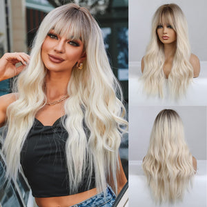 Bubbly Blonde | Synthetic Wig | Ombre | 27 inches