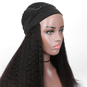 
            
                Load image into Gallery viewer, HeadBand Wig | Virgin Hair | Black | Yaki Straight | 14 inches |
            
        