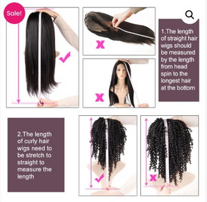 13 x 4 Lace Closure | Virgin Hair | Black | Curly | Fashion Wig | 8 inches |