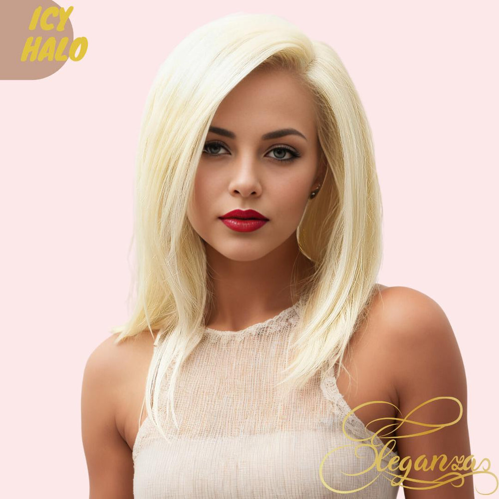 Icy Halo | Lace Front Wig | Blonde | 17.5 inches