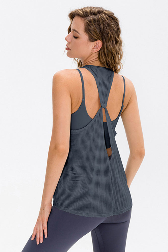 
            
                Load image into Gallery viewer, Breathable Cutout Athletic Tank
            
        