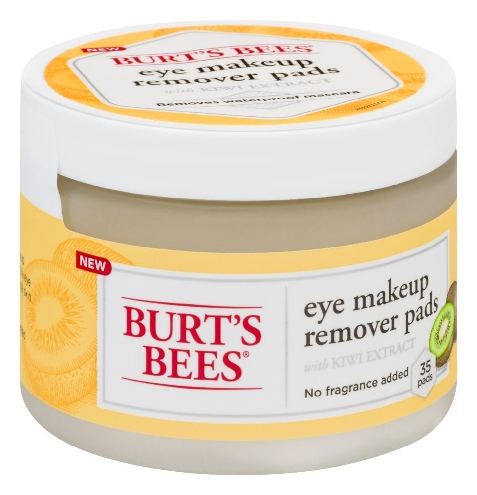 Burts Bees Eye Makeup Remover Pads - Kiwi Extract