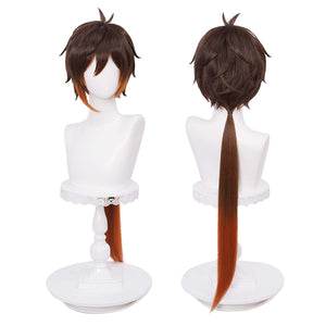 
            
                Load image into Gallery viewer, Zhongli | Cosplay Wig | Brown
            
        