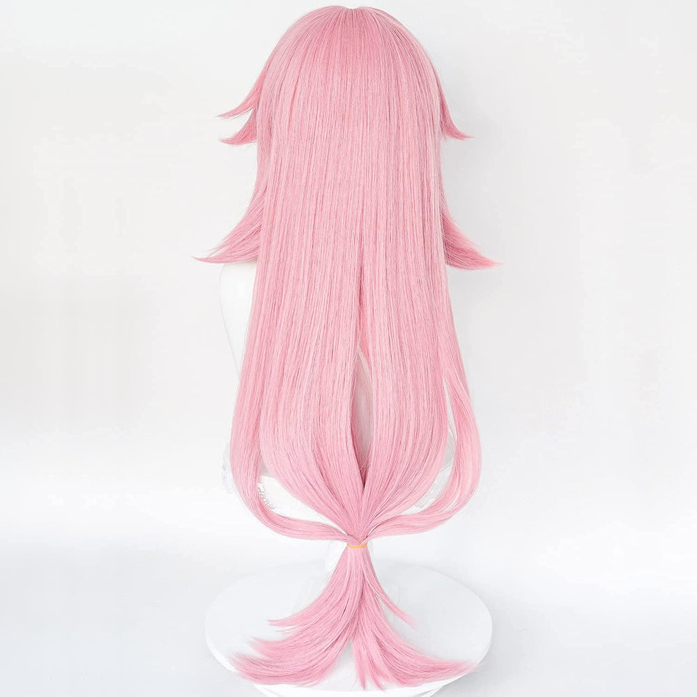 Yae Miko | Cosplay Wig | Pink