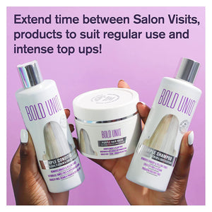 
            
                Load image into Gallery viewer, Bold Uniq Purple Silverising Shampoo 237ml（Bold Uniq purple shampoo for blondes）
            
        